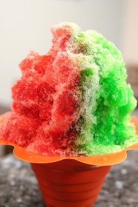 Dessert, such as a Hawaiian shaved ice, is just one reason your child may have a tantrum.